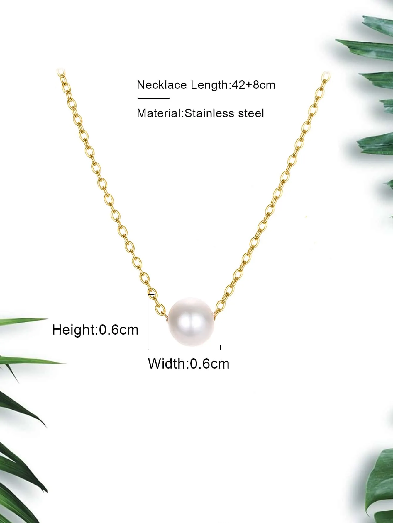 1pc Pearl Decor Necklace for Women Jewelry for Women Gift for Her Necklace