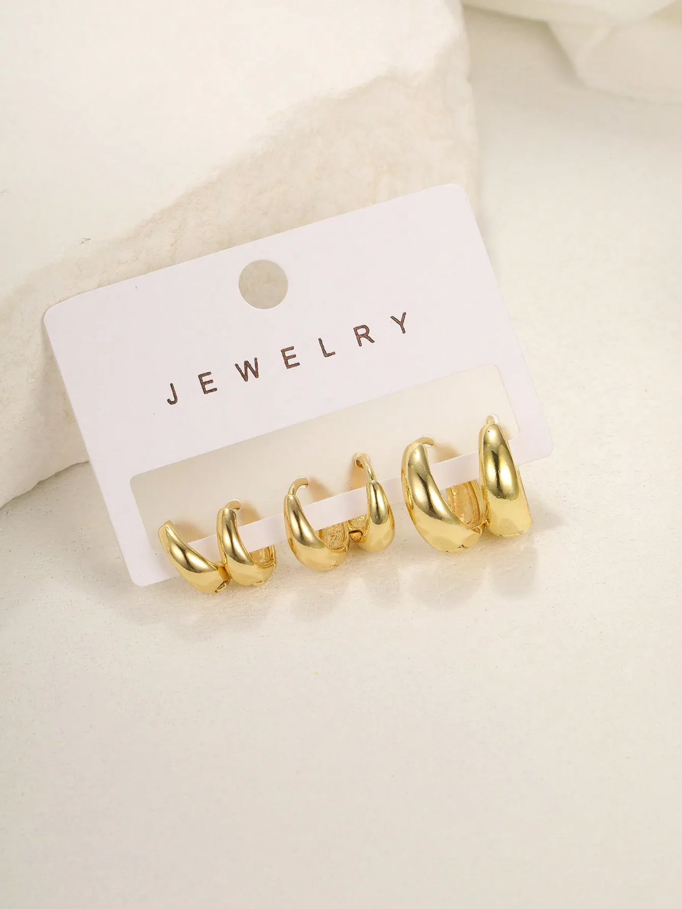 6pcs Fashionable Simple Earrings Set