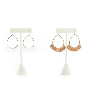 Beaded Teardrop Earring