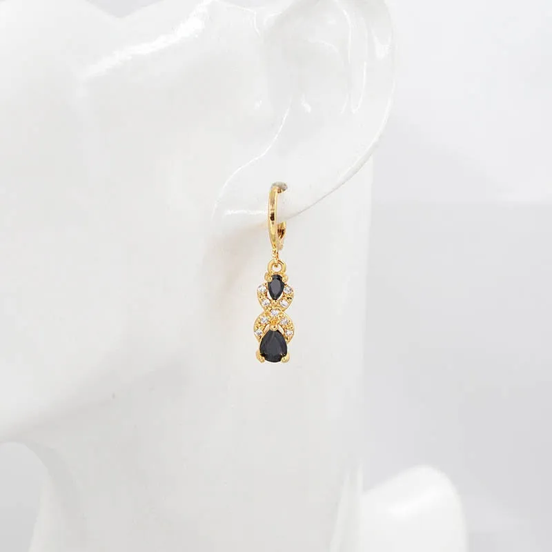 Genuine 925 Sterling with Green Peridot  Elegant Gemstone Woman Drop Earrings