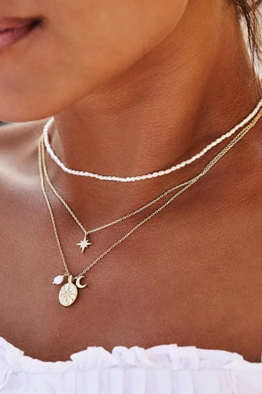 Moonlight Choker Gold