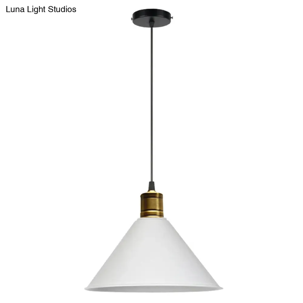 Nordic Conical Pendant Lamp - Stylish Metal Restaurant Down Lighting
