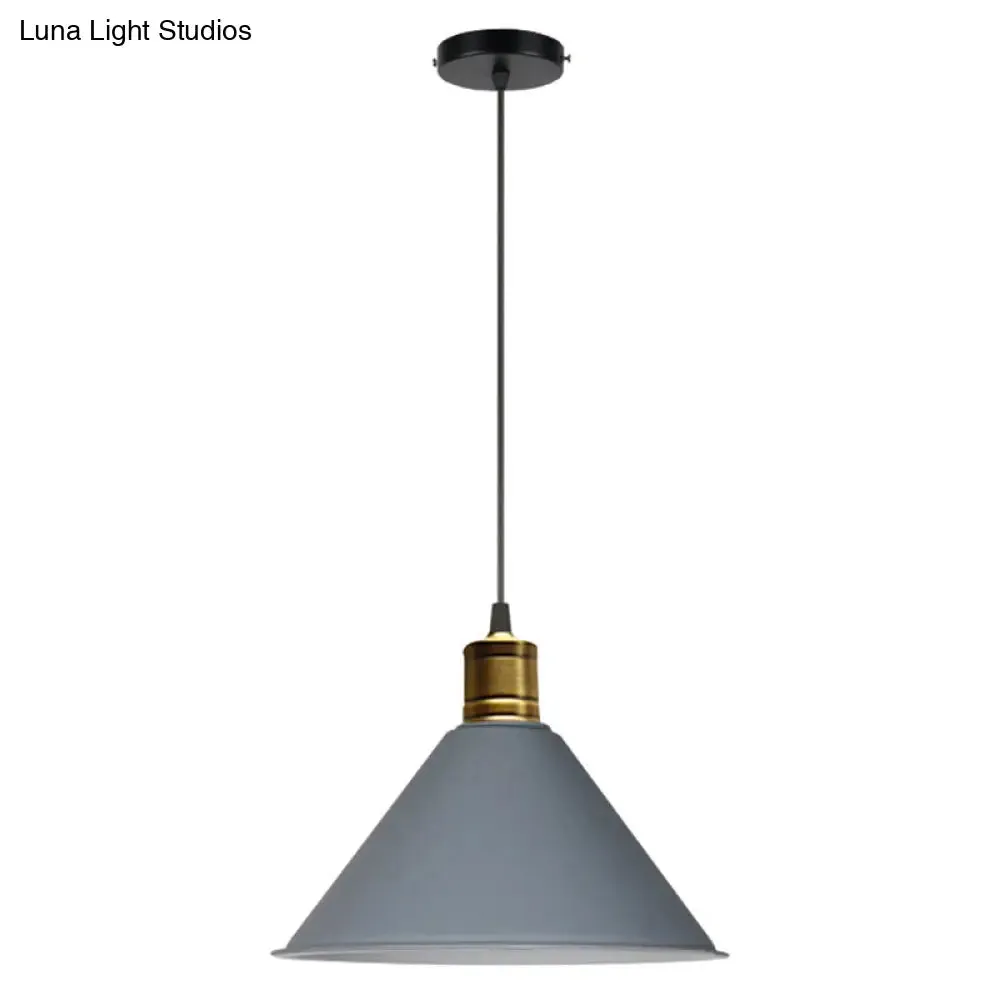 Nordic Conical Pendant Lamp - Stylish Metal Restaurant Down Lighting