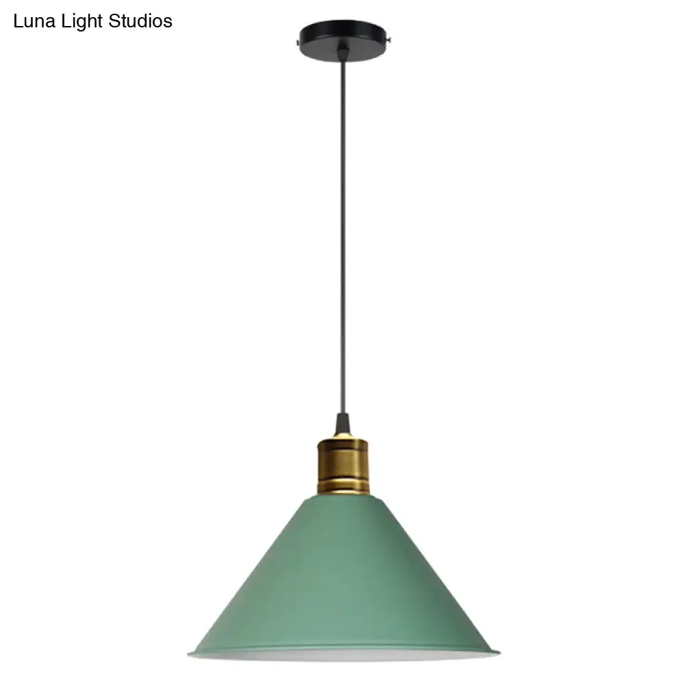 Nordic Conical Pendant Lamp - Stylish Metal Restaurant Down Lighting