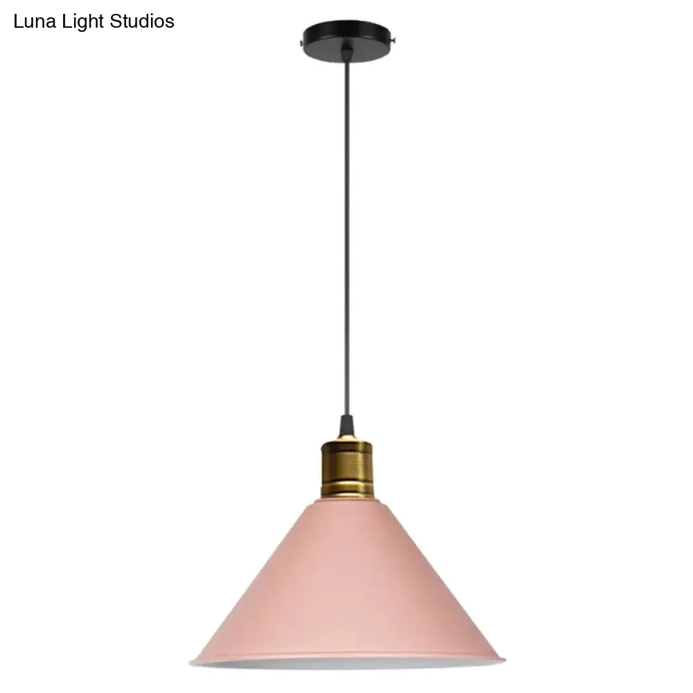 Nordic Conical Pendant Lamp - Stylish Metal Restaurant Down Lighting