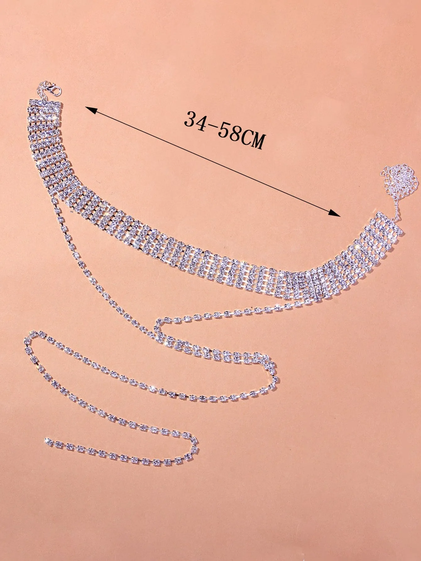 Rhinestone Decor Y Lariat Necklace for Women Jewelry for Women Gift for Her