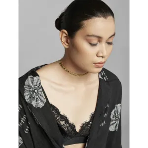 ROMA NARSINGHANI Black Meena Choker
