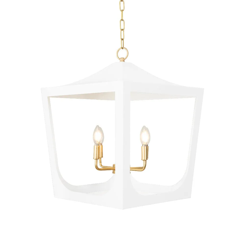 White Pagoda Lantern Pendant