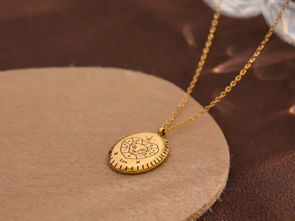 Zodiac Pendant Necklace